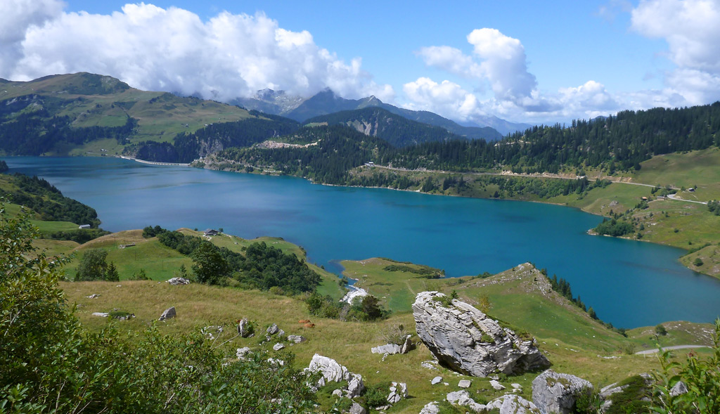 Picture postcard alpine lake